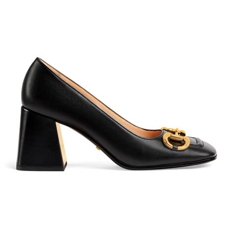 gucci black heel